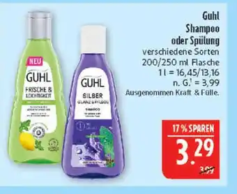 Marktkauf Guhl frische & leichtigkeit shampoo Angebot