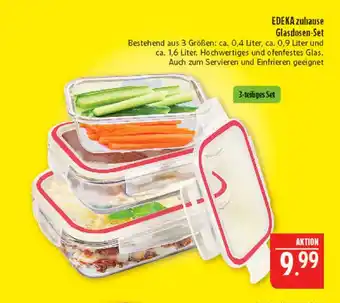 Marktkauf Edeka zuhause glasdosen-set Angebot