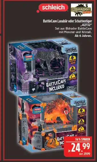 Marktkauf Schleich battlecave lavabär Angebot
