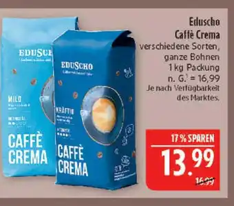 Marktkauf Eduscho caffè crema mild Angebot