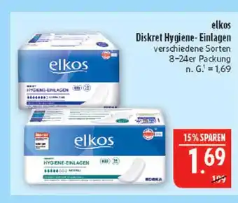 Marktkauf Elkos diskret hygiene-einlagen Angebot