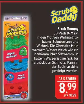 Marktkauf Scrub daddy scrub mommy 3 pack x-mas Angebot