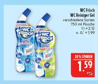 Marktkauf Wc frisch wc reiniger gel kraft aktiv blau Angebot