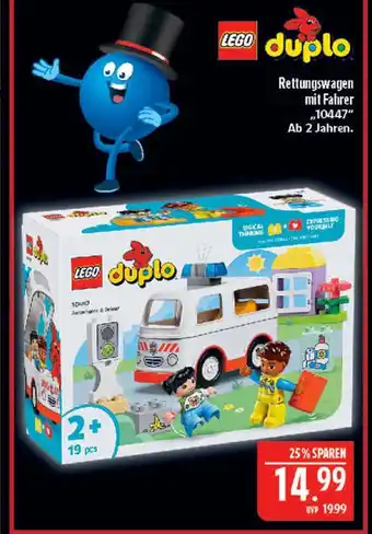 Marktkauf Lego duplo rettungswagen mit fahrer Angebot