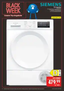 Marktkauf Siemens wärmepumpentrockner wt43hv04 Angebot