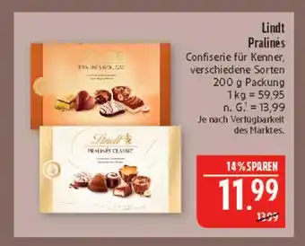 Marktkauf Lindt pralinés Angebot
