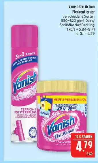 Marktkauf Vanish oxi action fleckentferner Angebot