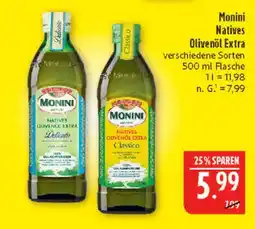 Marktkauf Monini natives olivenöl extra delicato Angebot