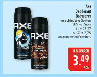 Marktkauf Axe alaska deodorant bodyspray Angebot