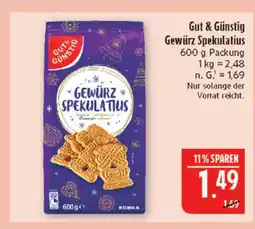 Marktkauf Gut & günstig gewürz spekulatius Angebot