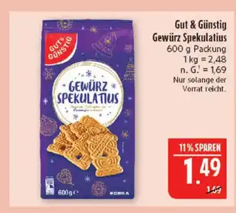 Marktkauf Gut & günstig gewürz spekulatius Angebot