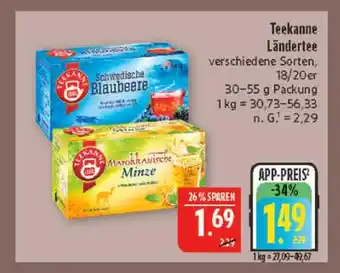 Marktkauf Teekanne schwedische blaubeere Angebot