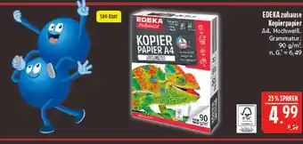 Marktkauf Edeka zuhause kopierpapier a4 Angebot