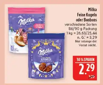Marktkauf Milka feine kugeln Angebot