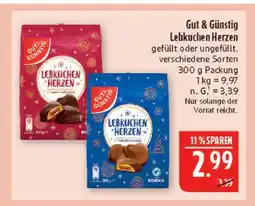Marktkauf Gut & günstig lebkuchen herzen gefüllt Angebot
