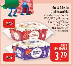 Marktkauf Gut & günstig rotes stollenkonfekt Angebot
