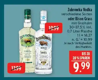 Marktkauf Zubrowka bison grass Angebot