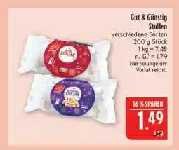 Marktkauf Gut & günstig stollen Angebot