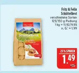 Marktkauf Fritz & felix schüttelbrot Angebot