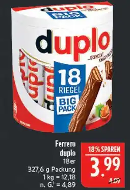 Marktkauf Ferrero duplo Angebot