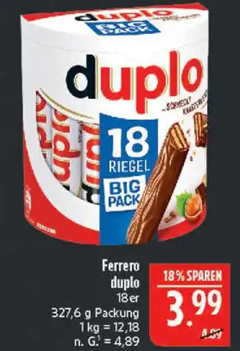 Marktkauf Ferrero duplo Angebot