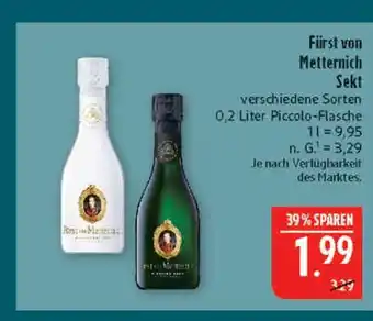 Marktkauf Fürst von metternich sekt Angebot