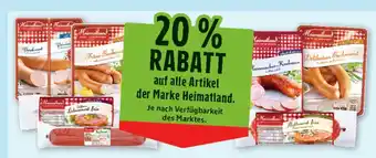 Marktkauf Heimatland 20 % rabatt Angebot