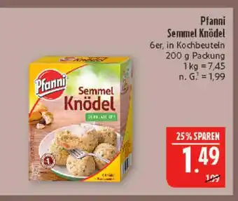 Marktkauf Pfanni semmel knödel Angebot