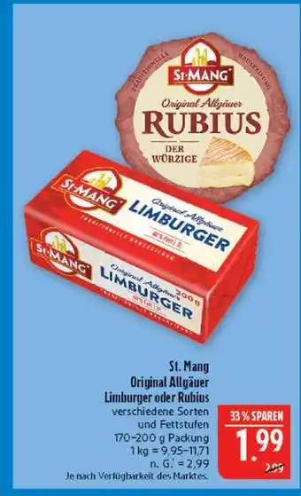 Marktkauf St. mang original allgäuer limburger Angebot