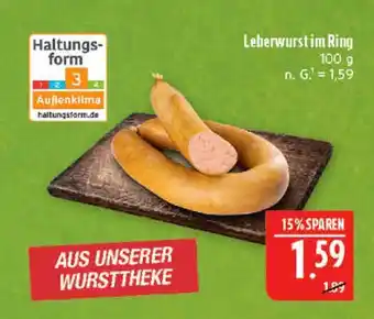 Marktkauf Leberwurst im ring Angebot