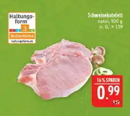 Marktkauf Schweinekotelett Angebot