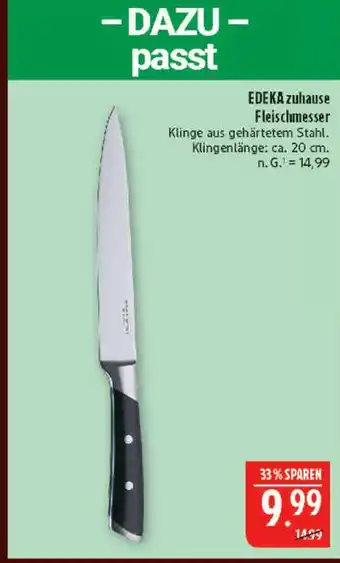 Marktkauf Edeka zuhause fleischmesser Angebot
