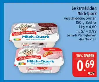 Marktkauf Leckermäulchen milch-quark erdbeere Angebot