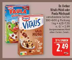 Marktkauf Dr. oetker vitalis müsli Angebot