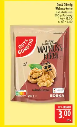 Marktkauf Gut & günstig walnuss-kerne Angebot