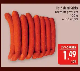 Marktkauf Hot salami sticks Angebot