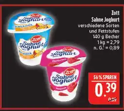 Marktkauf Zott sahne joghurt balance Angebot