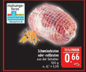 Marktkauf Schweinebraten oder -rollbraten Angebot