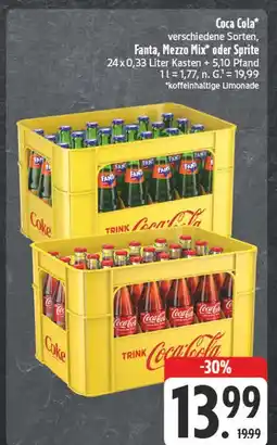 E-Center Coca cola fanta Angebot