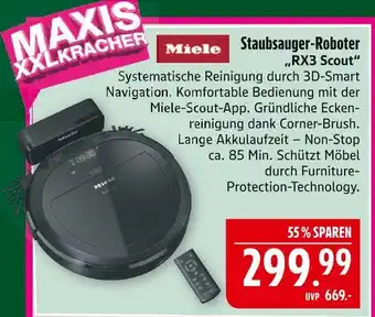Marktkauf Miele staubsauger-roboter rx3 scout Angebot