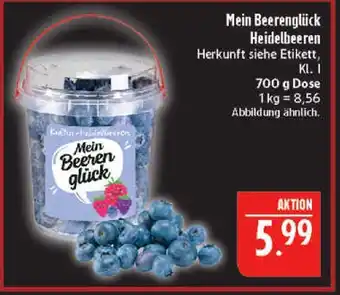 Marktkauf Mein beerenglück heidelbeeren Angebot