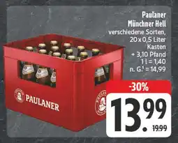 E-Center Paulaner münchner hell Angebot