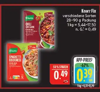 Marktkauf Knorr chili con carne Angebot