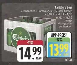 E-Center Carlsberg beer Angebot