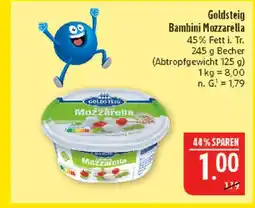 Marktkauf Goldsteig bambini mozzarella Angebot