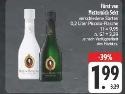 E-Center Fürst von metternich sekt Angebot