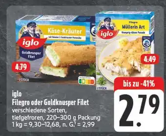 E-Center Iglo filegro käse-kräuter Angebot