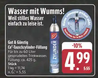 E-Center Gut & günstig co²-tauschzylinder-füllung Angebot