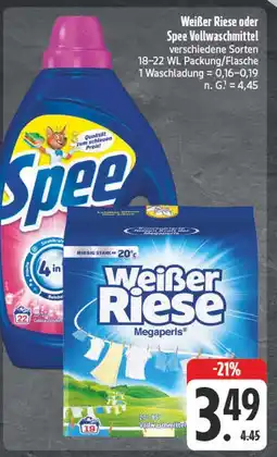 E-Center Spee spee vollwaschmittel Angebot