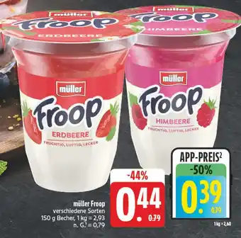 E-Center Müller froop erdbeere Angebot